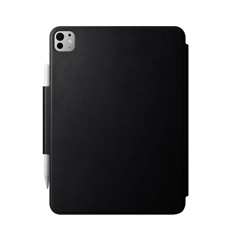 Husa din piele naturala Nomad Leather Folio compatibila cu iPad Pro 11 inch 2024 Black