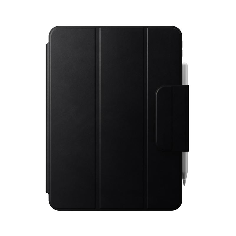 Husa din piele naturala Nomad Leather Folio compatibila cu iPad Pro 11 inch 2024 Black