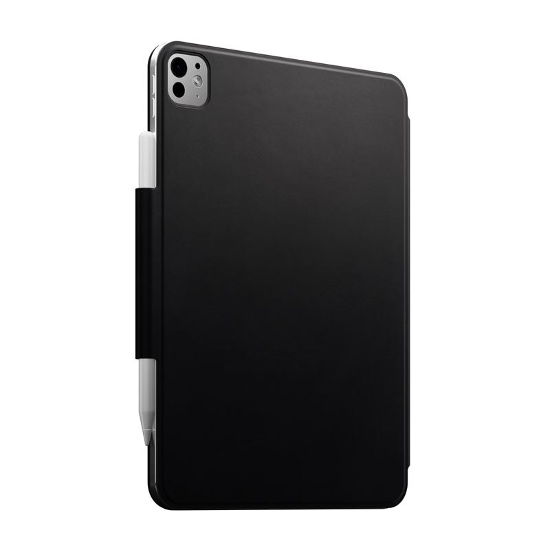 Husa din piele naturala Nomad Leather Folio compatibila cu iPad Pro 11 inch 2024 Black