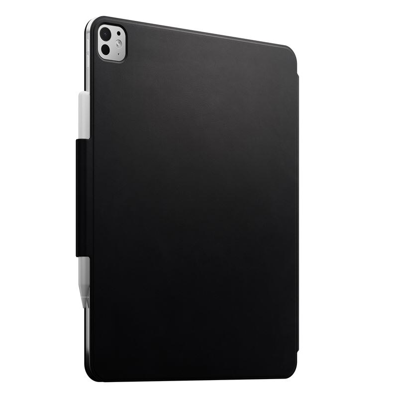 Husa din piele naturala Nomad Leather Folio compatibila cu iPad Pro 13 inch 2024 Black