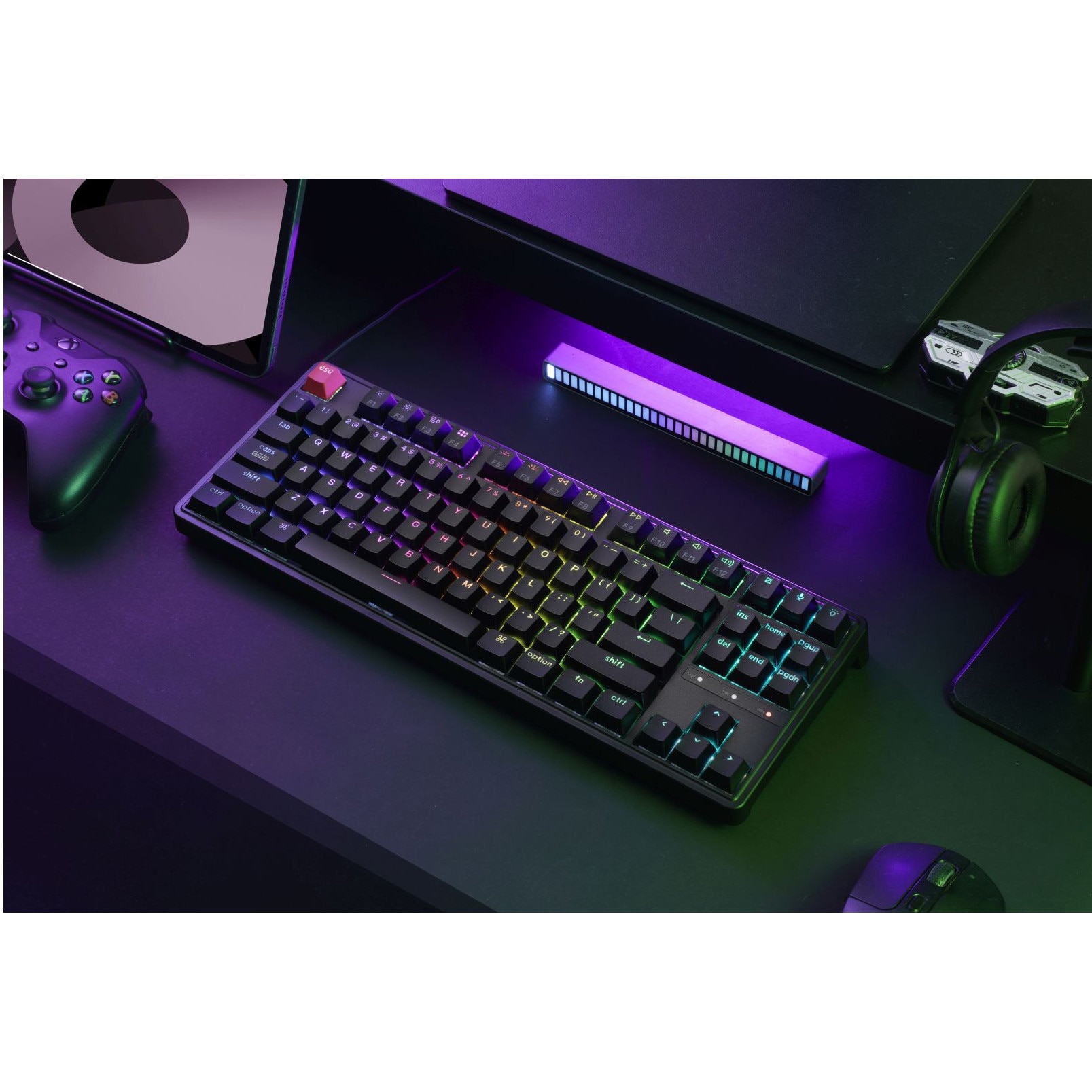 Tastatura mecanica wired Keychron C3 PRO 8K, switch-uri mecanice