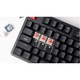 Tastatura mecanica wired Keychron C3 PRO 8K, switch-uri mecanice red, tenkeyless layout, QMK/VIA suport, cablu type-A to type-C, negru