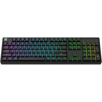 Tastatura mecanica wireless Keychron K10 HE, 2.4GHz/Bluetooth, switch-uri mecanice, iluminare RGB, taste double shot PBT, versiune standard, negru