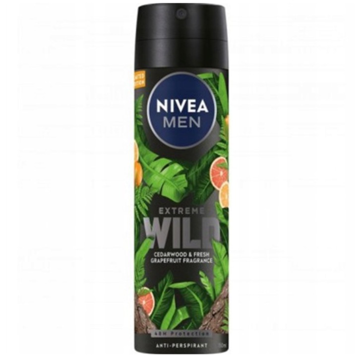 Deodorant spray Nivea Men Extreme Wild, 150ml