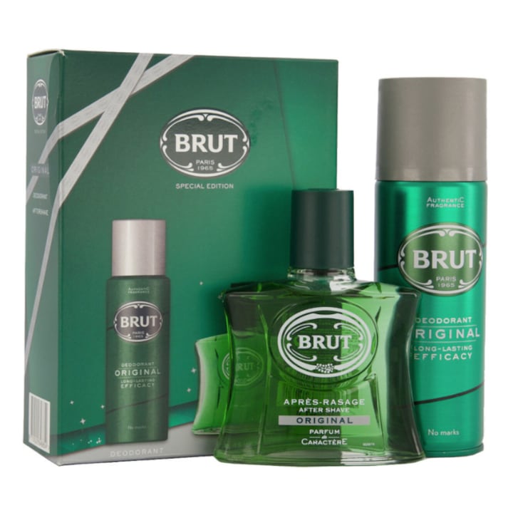 Set Brut Original: Lotiune dupa ras Brut Original 100ml + Spray Brut Original 200ml