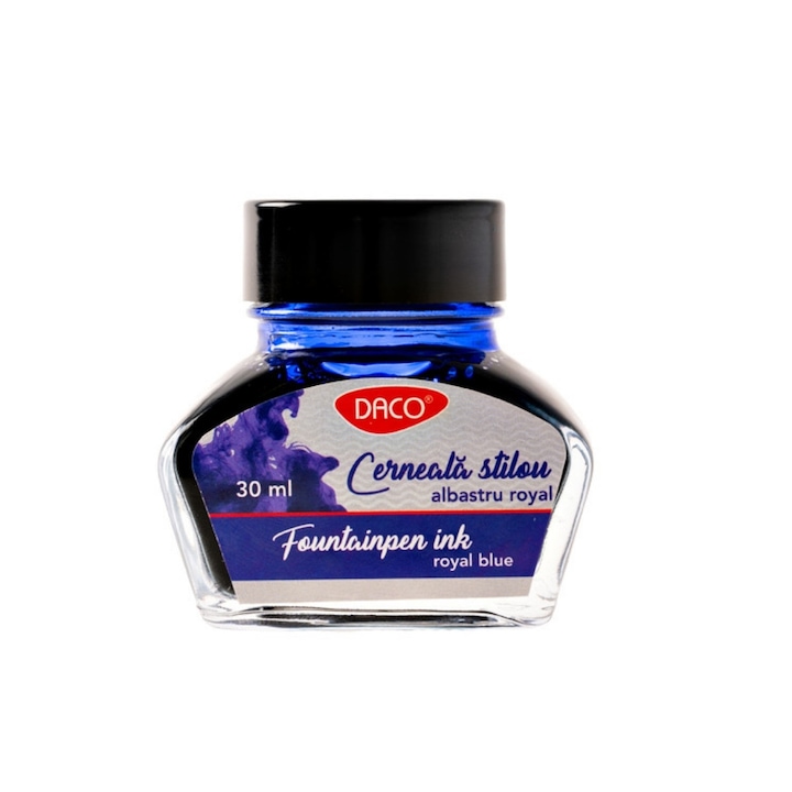 Cerneala stilou DACO CE030, 30 ml, Albastru Royal