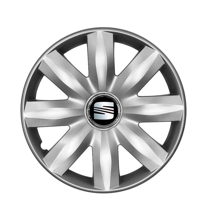 Set 4 Capace Roti R14 AutoSSF ®, Potrivite Jantelor de 14 inch, pentru SEAT, Model 221