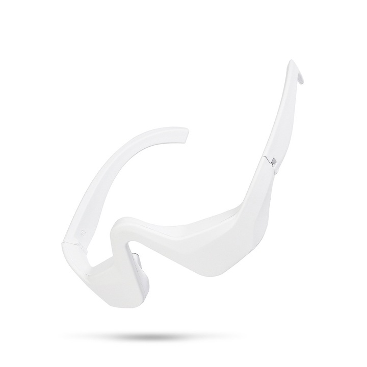 Ochelari Masaj Ochi Innovium™, Relaxare Inteligenta cu Cronometru Automat, ABS + Silicon, 90mAh, Incarcare Type-C, Alb, 14x15 cm