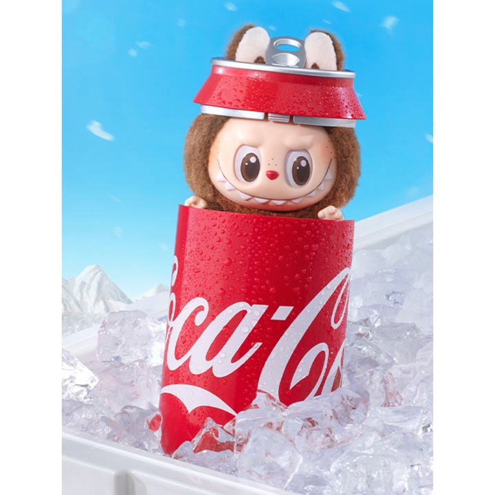 Figurina LABUBU Monsters COCA-COLA, PVC, 18*7*7CM, red