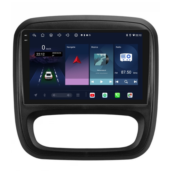 Navigatie PilotOn Opel Vivaro 2014-2019 9 inch 6GB 128GB 8 CORE