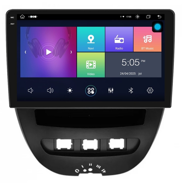 Navigatie PilotOn Peugeot 107 2005-2014 2K 4GB 64GB 8 CORE