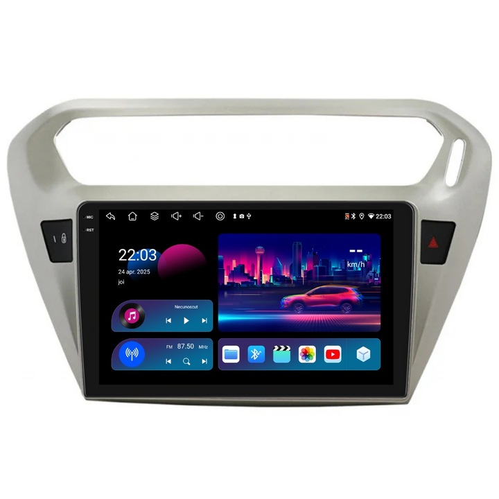 Navigatie PilotOn Peugeot 301 2013-2018 9 inch 4GB 64GB 8 CORE