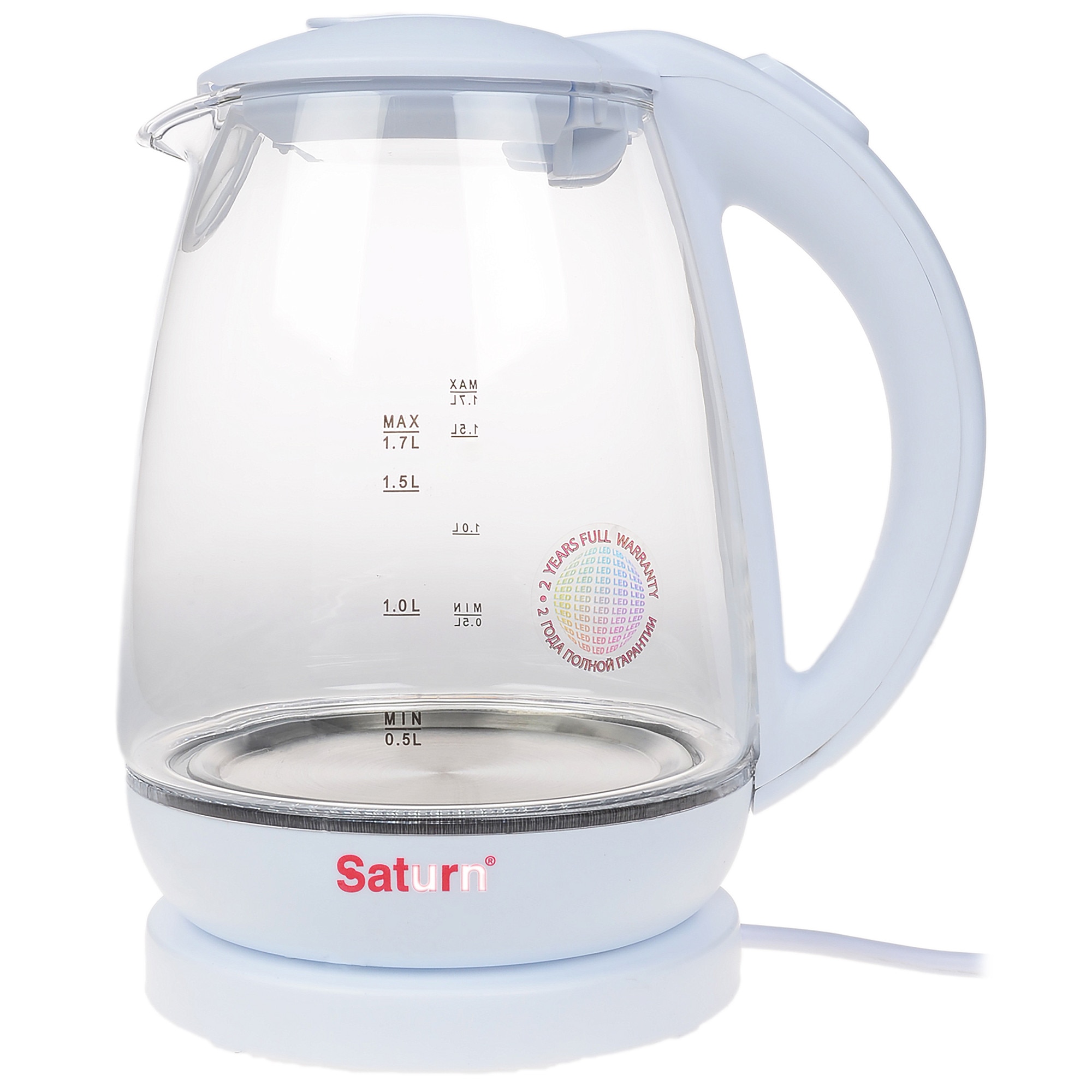 Fierbator electric Saturn ST-EK8420, 2200W, 1.7l, Alb