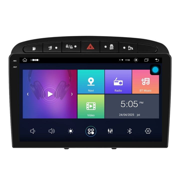 Navigatie PilotOn PEUGEOT 308 2007-2015 2K 4GB 64GB 8 CORE