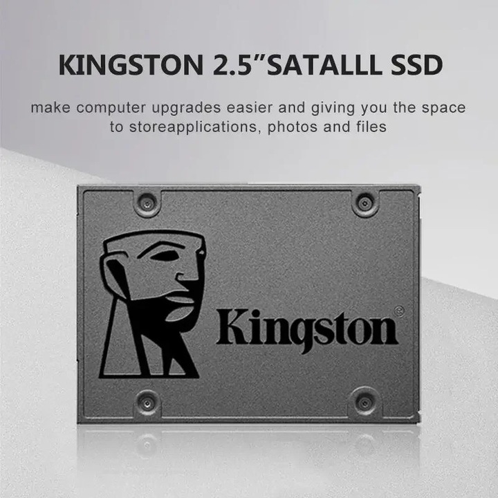 SSD belső Kingston A400, 2TB, 2.5", SATA III, 500MB/s olvasás, 350MB/s írás