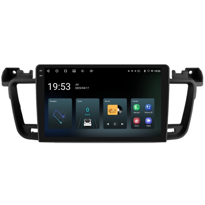 Navigatie PilotOn PEUGEOT 508 2011-2018 9 inch 4GB 64GB 4 CORE