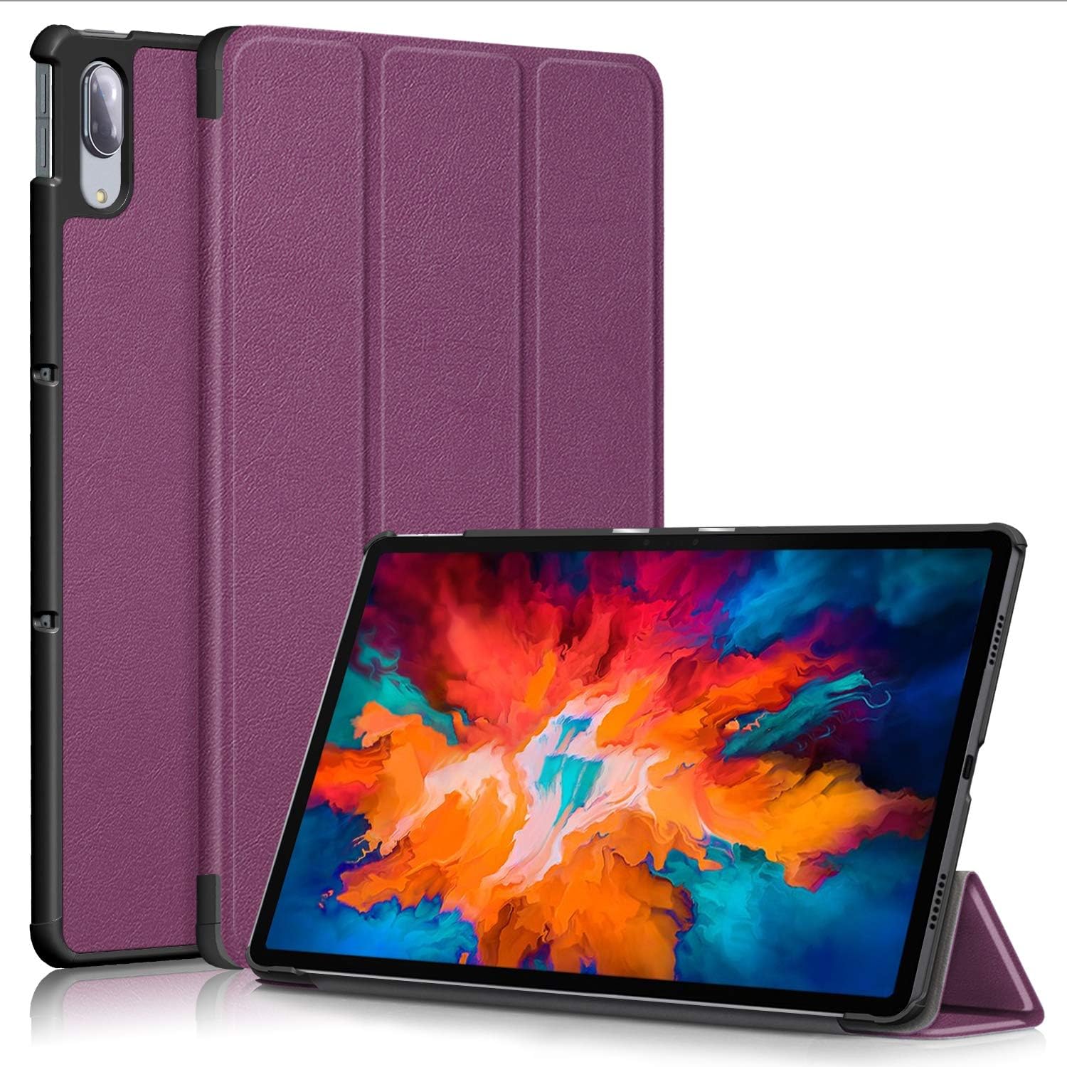 Husa Slim Sigloo, Smart Cover, Trifold, pentru Lenovo Tab P11 Pro( 2nd Gen), (TB-132FU/TB-138FU), 11.2", Purple