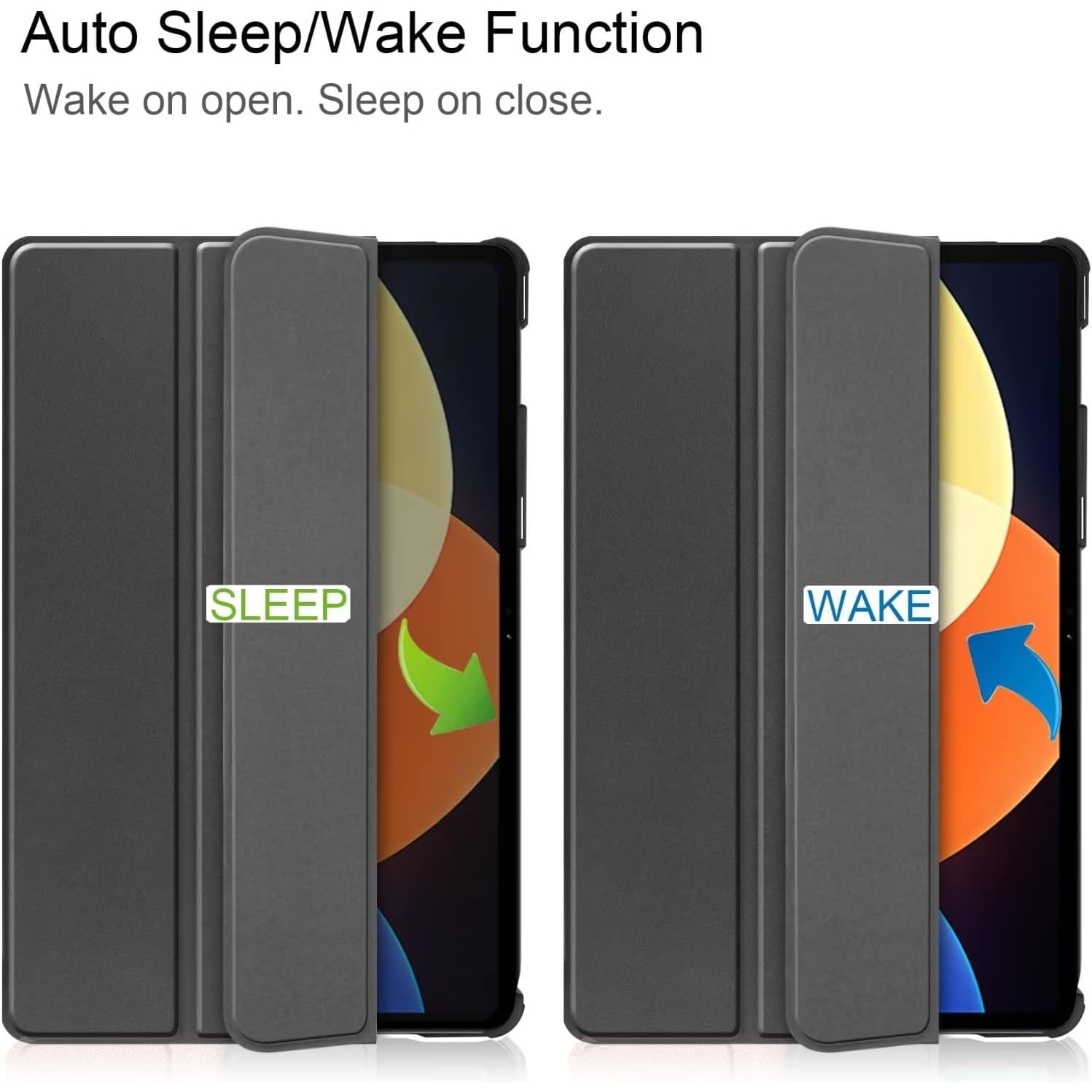 Husa Slim Sigloo, Smart Cover, Trifold, pentru Lenovo Tab M11 2024 (TB-330FU/TB-330XU/TB-331FC), 11", Butterfly