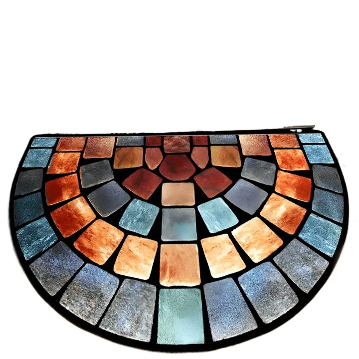 Csúszásgátló bejárati ajtószőnyeg, puha és vastag otthoni dekorációhoz, többszínű