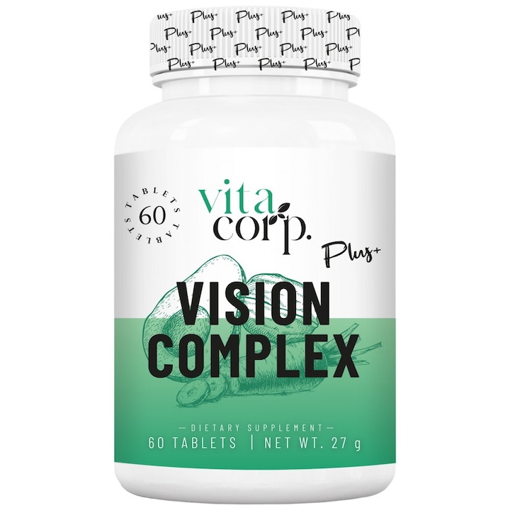 Supliment alimentar VitaCorp Vision Complex Eye Health Formula, 60 de comprimate