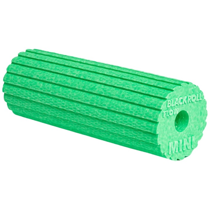 Уред за самомасаж Blackroll Mini Flow Мини Фоумролер Flow, Зелен, 15 x 6 cm
