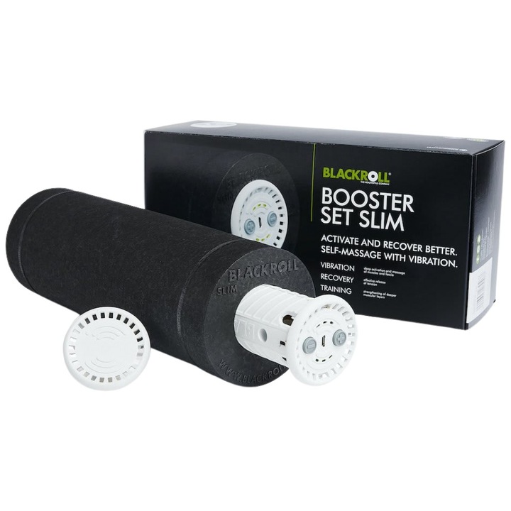 Уред за самомасаж Blackroll Booster Set Slim Тънък фоумролер с масажор