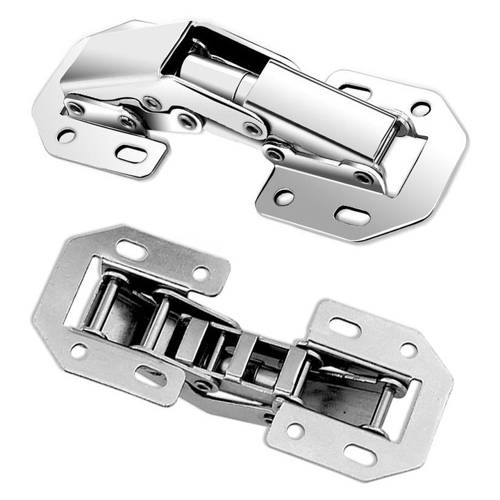 16 darabos fém szekrénypánt készlet (1. méret: 78 mm)