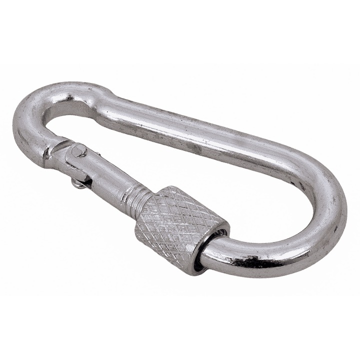 Carabinier De Pompier, Dromet, KSZ.4.40, Material Otel, 4 x 40 mm, Grosime 4 mm, Lungime 40 mm, Argintiu