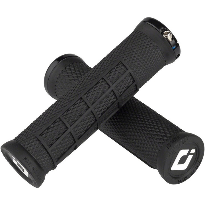 Kerékpár markolatok ODI Elite Flow Lock-On, ergonomikus kialakítás, fekete