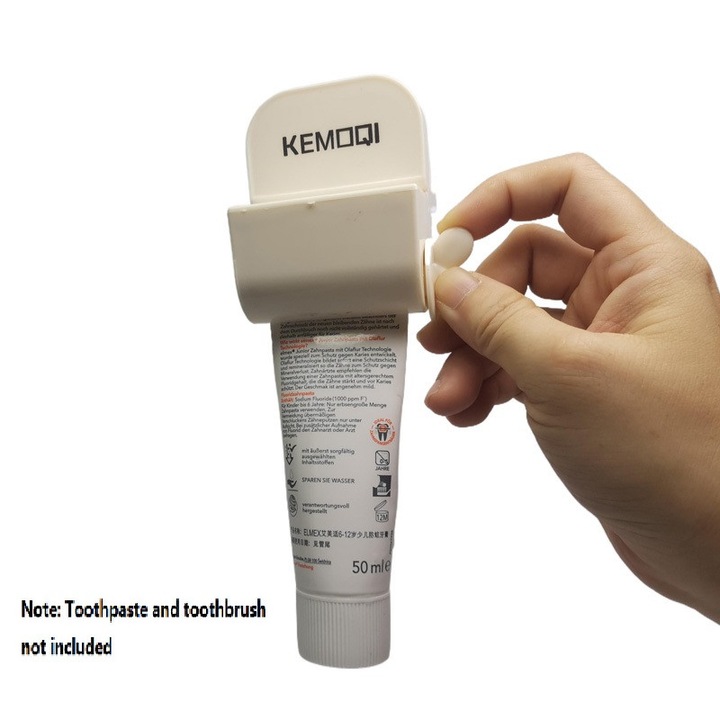 Fogkrémprés tapadókorongokkal, fúrás és nyommentes telepítés, fogkrémet és krémet takarít meg, arctisztító hab fogkrém kézkrémprés, pasztell sárga