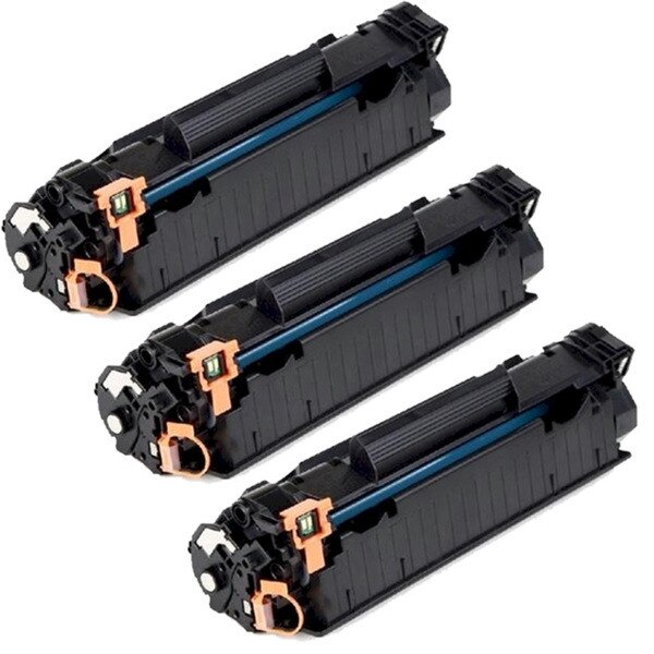 Set 3 CE278A Cartus Compatibile cu HP P1500,HP P1600,HP P1566,HP P1567,HP PRO P1568,HP P1569,P1601,PRO P1602,P1603,P1606, P1606DN, P1607DN P1608DN, P1609DN, M1530 MFP, M1536DNF, M1537DNF, M1538DNF, M1539DNF; MF4410, MF4450, MF4412
