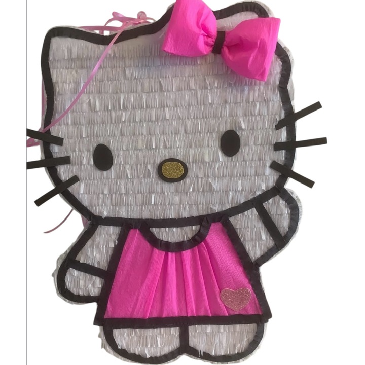 Pinata 60 cm Hello kitty cu bata si confetti
