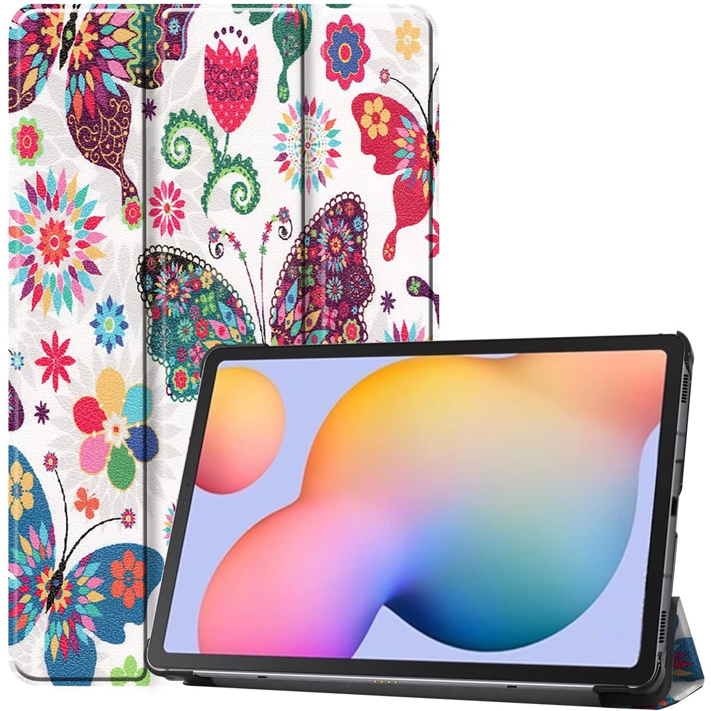 Husa Slim Sigloo, Smart Cover, Trifold, pentru Lenovo Tab M11 2024 (TB-330FU/TB-330XU/TB-331FC), 11", Butterfly