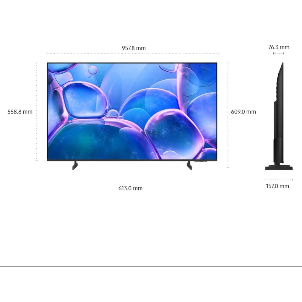 Televizor Smart Samsung 43U7022F, 108 cm, 4K Ultra HD, Clasa G