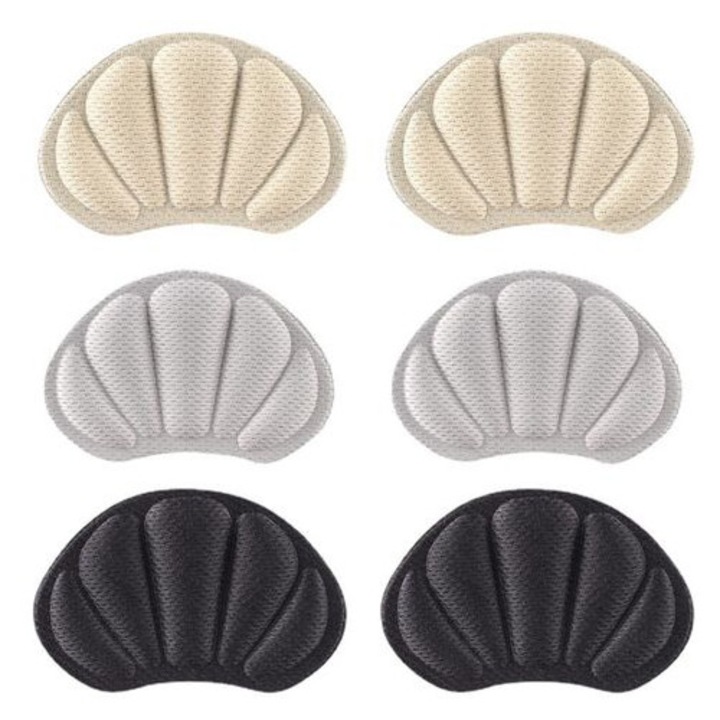 Perne calcai HERUSI set 3 perechi, autocolante, antiderapante, confort, marime ajustabila