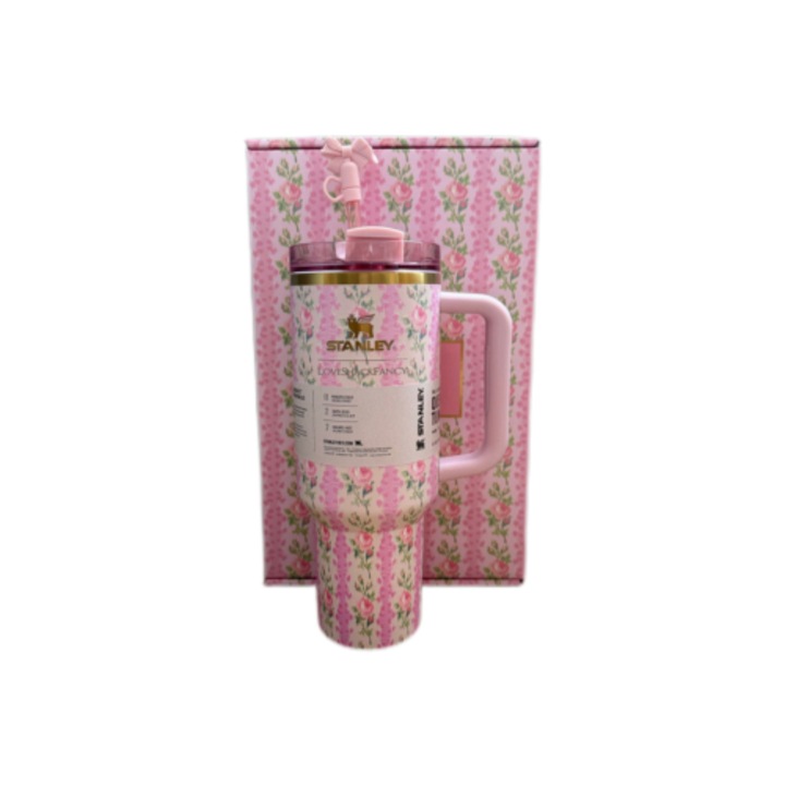 Stanley Generation 2 termo bögre, tartós, hatékonyan szigetelt, 40oz/1.18L, virágzó pollen