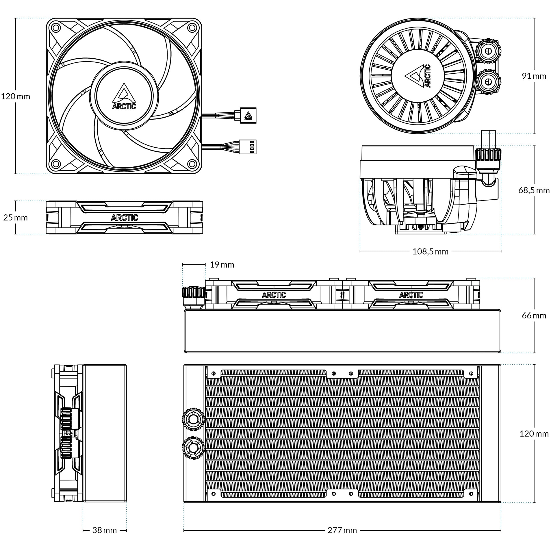 Cooler ARCTIC Liquid Freezer III Pro 240, Racire cu lichid, AIO