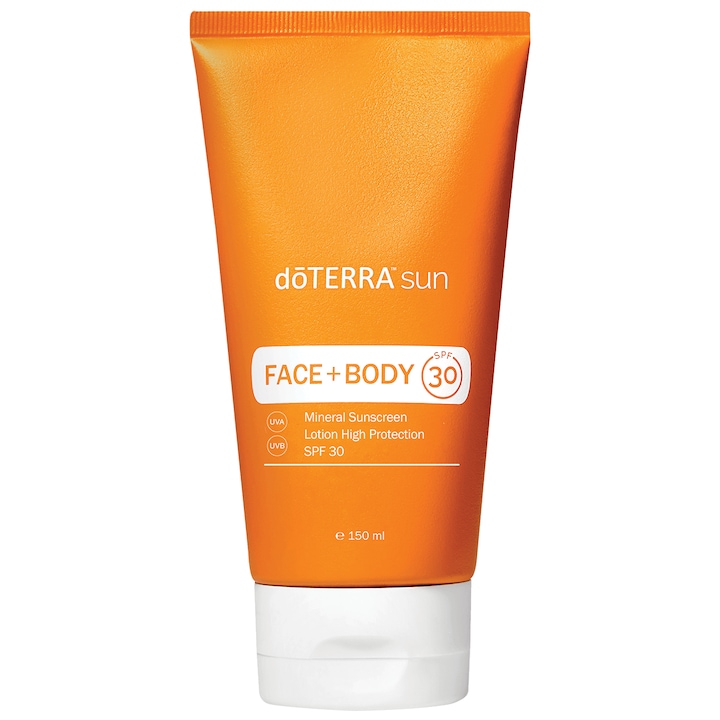 Lotiune de protectie solara cu filtru mineral pentru fata si corp doTERRA™ sun, 150 ml