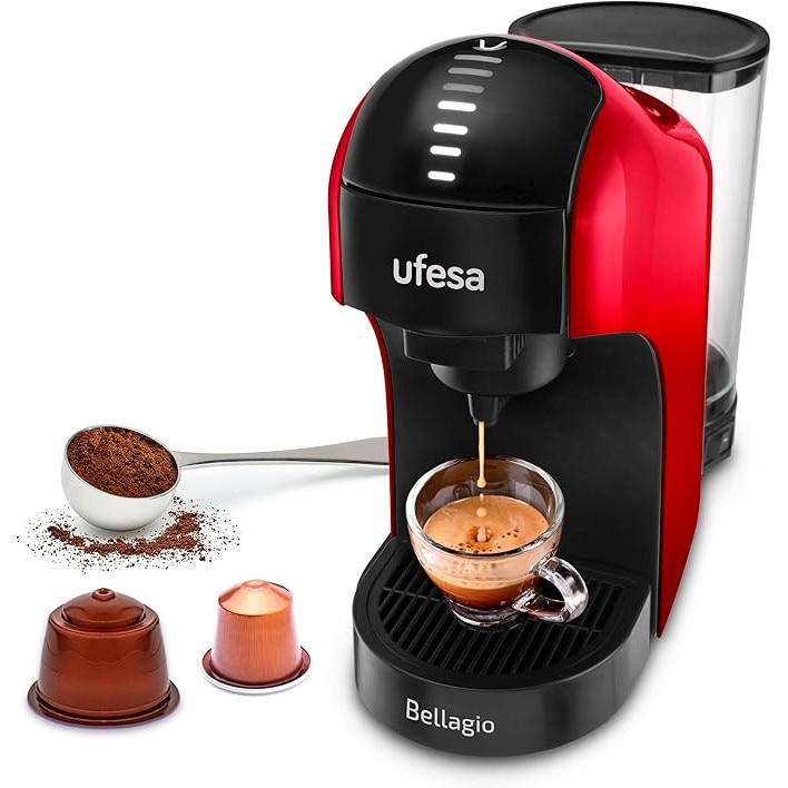 Espressor cu capsule 3in1 Vision Chef VECALL01N, 1400W, 20 bar, 1l