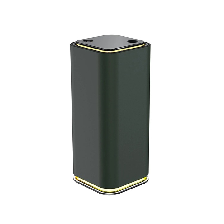 USB hordozható párásító 320ml, nagy kapacitású, katonai zöld, 6.5x6.5x14.8cm