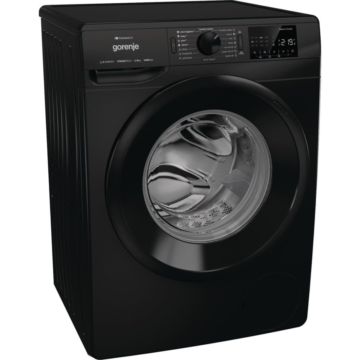 Masina de spalat Gorenje, WPNEI84A1SW/B, 8 kg, 1400 rpm
