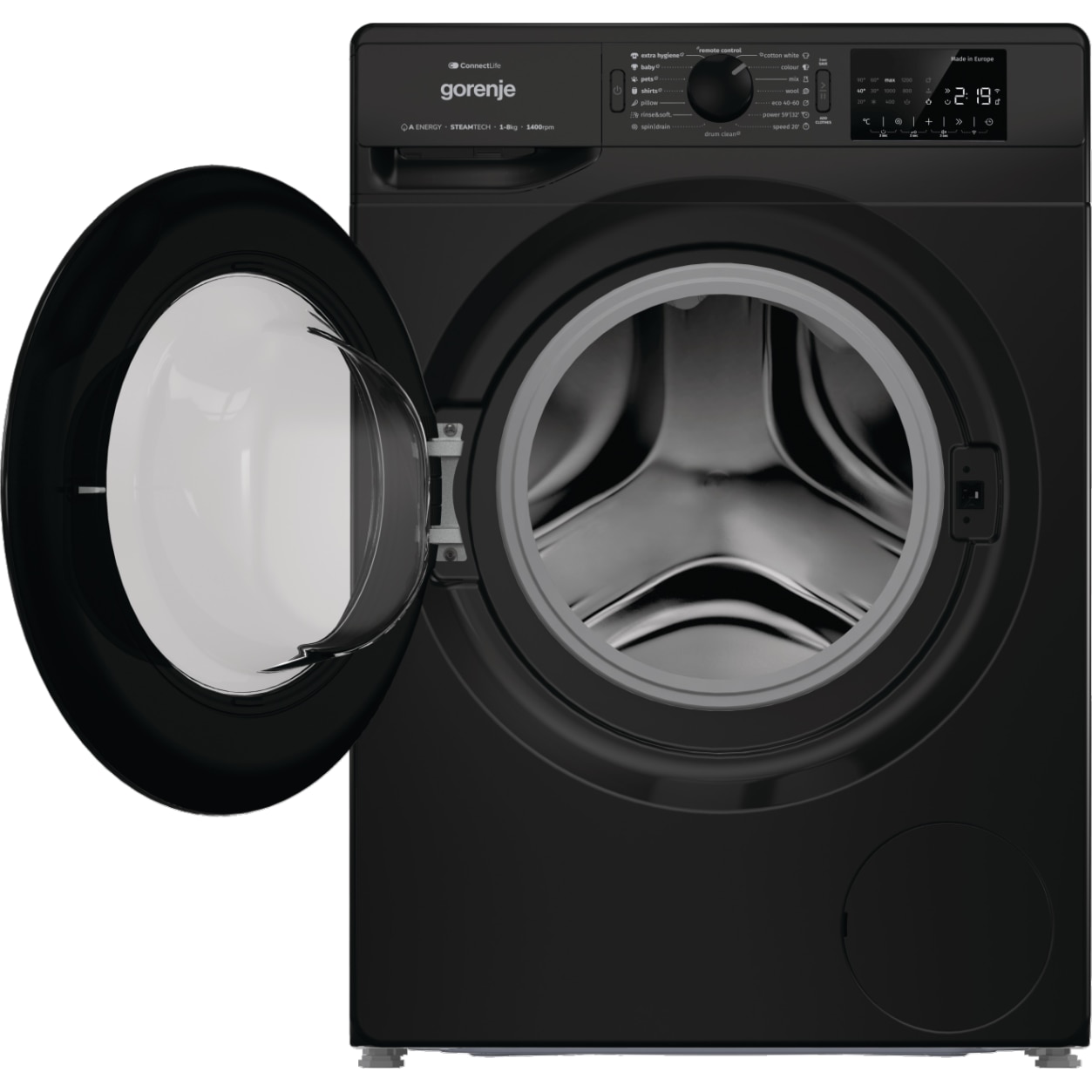 Masina de spalat Gorenje, WPNEI84A1SW/B, 8 kg, 1400 rpm