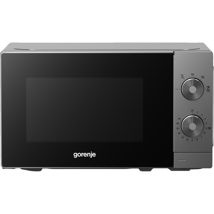 Микровълнова фурна Gorenje MO20E1T4, 20 л, Механично управление, 700W, Сив