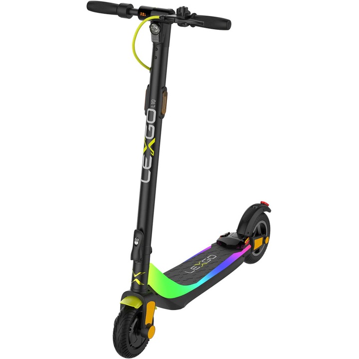 Elektromos roller Lexgo L10, 250W, 18 km-es hatótávolság, 25 km/h, fekete