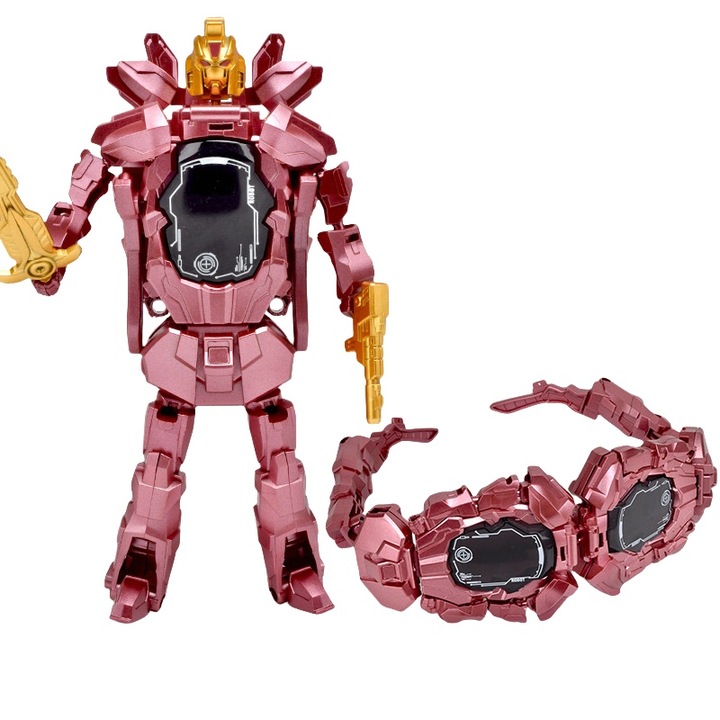 Robottá átalakuló szemüveg - Transformers játék fiúknak, stresszoldó modell, kreatív és oktató jellegű (piros színű)