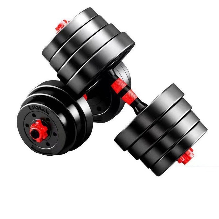 Set haltere VANTHFIR 20kg, fier, 3 in 1