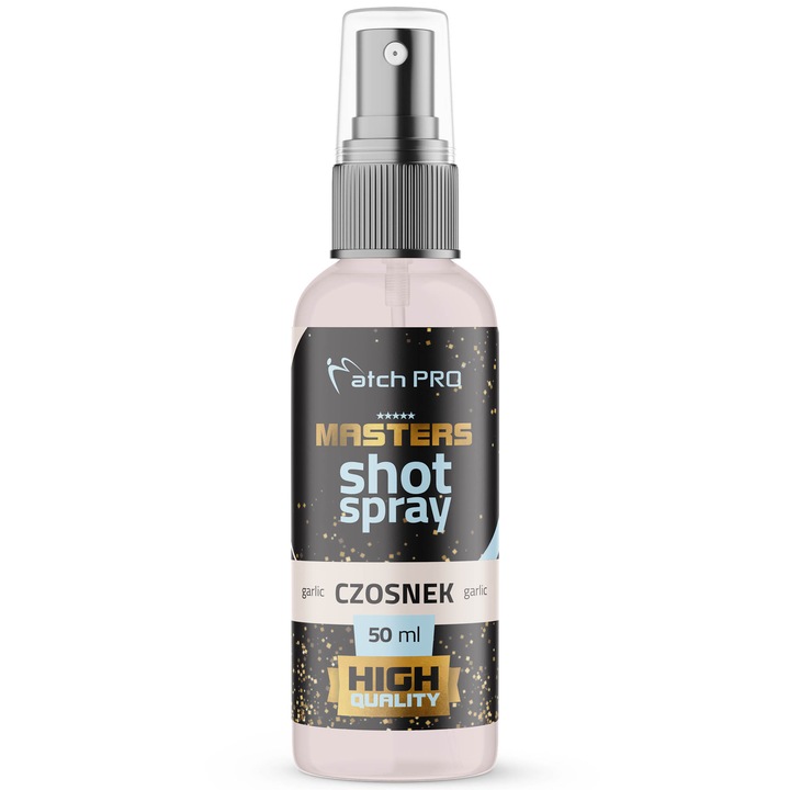 Csali spray, bojlik, Matchpro, Masters Shot fokhagymás 50ml