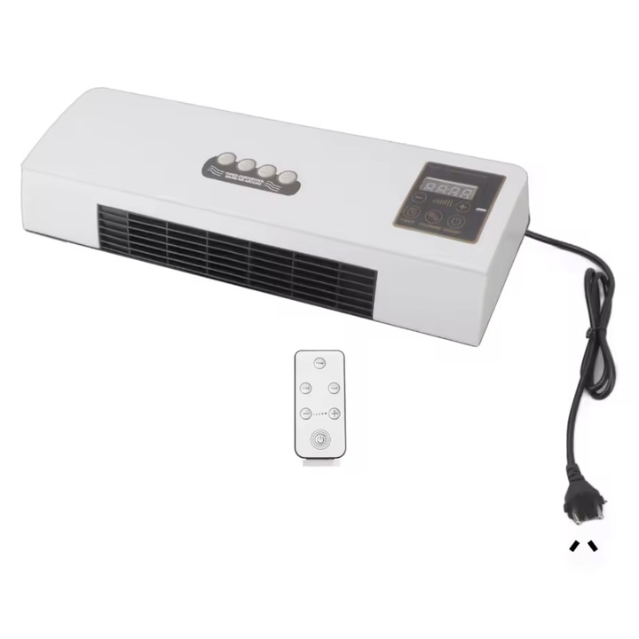 Hordozható klímaberendezés, 2 az 1-ben, 1800 W, elektronikus termosztát, LED kijelző, időzítő, hűtési és fűtési funkciók, távirányító