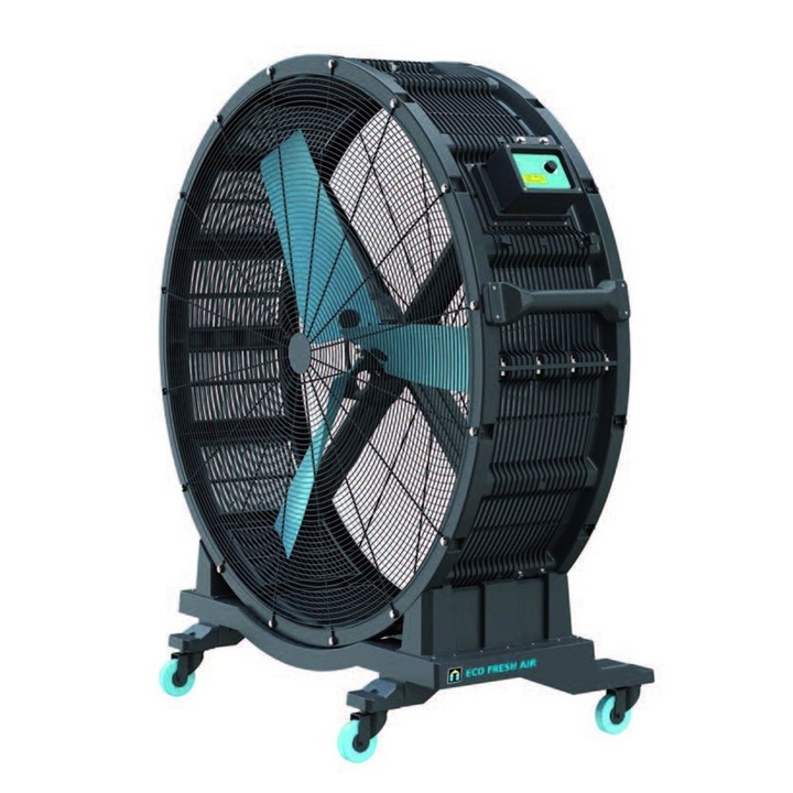 Racitor de aer industrial profesional pentru exterior, terasa, spatii deschise, gradina, piscina, plaja Eco Fresh Air FRE 42000F