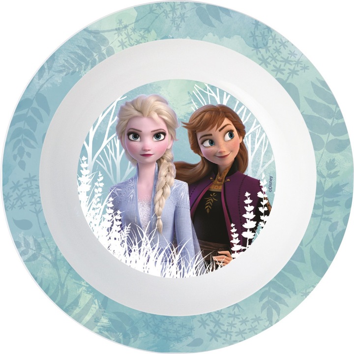 Disney Jégvarázs Blue Forest micro mélytányér